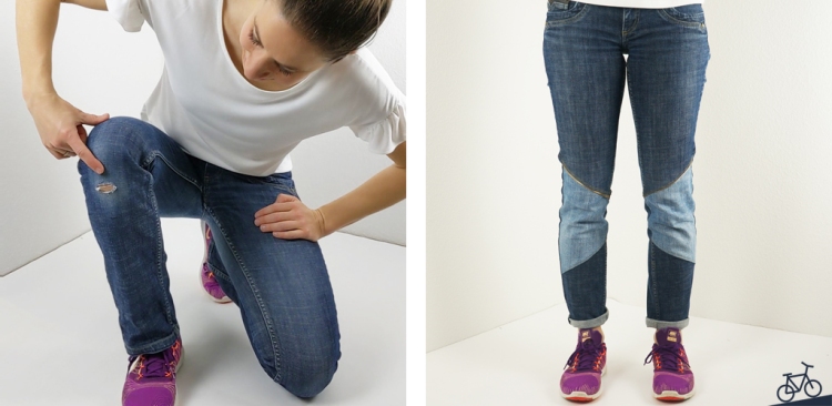 Kann man eine Jeans für Erwachsene flicken?